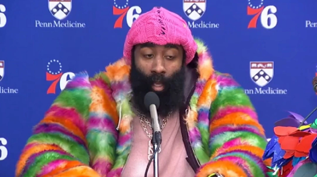 James Harden's Christmas day outfit