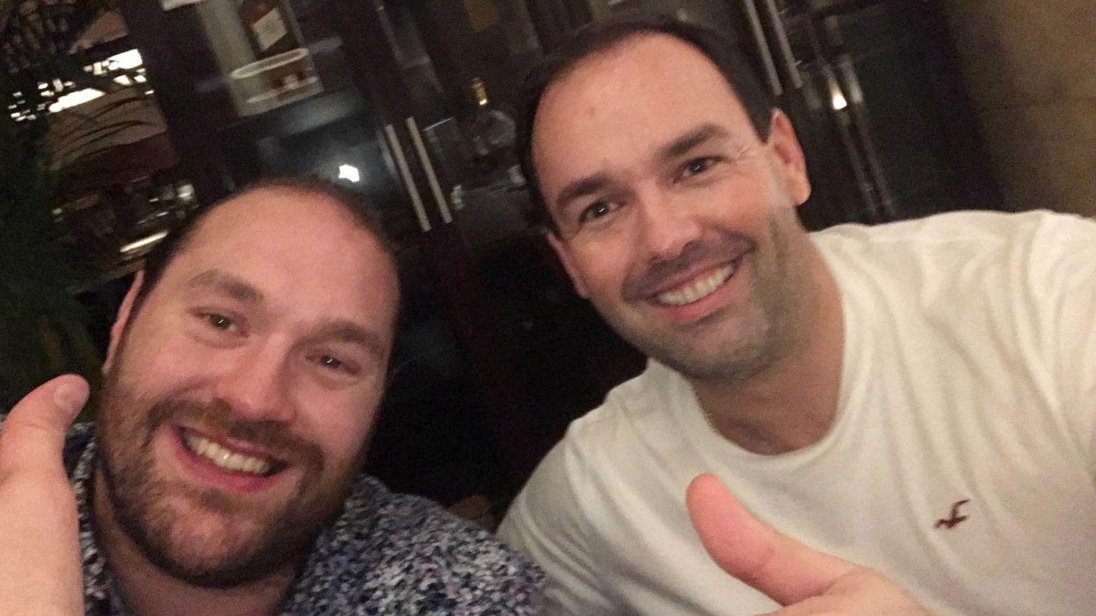 Tyson Fury with Daniel Kinahan