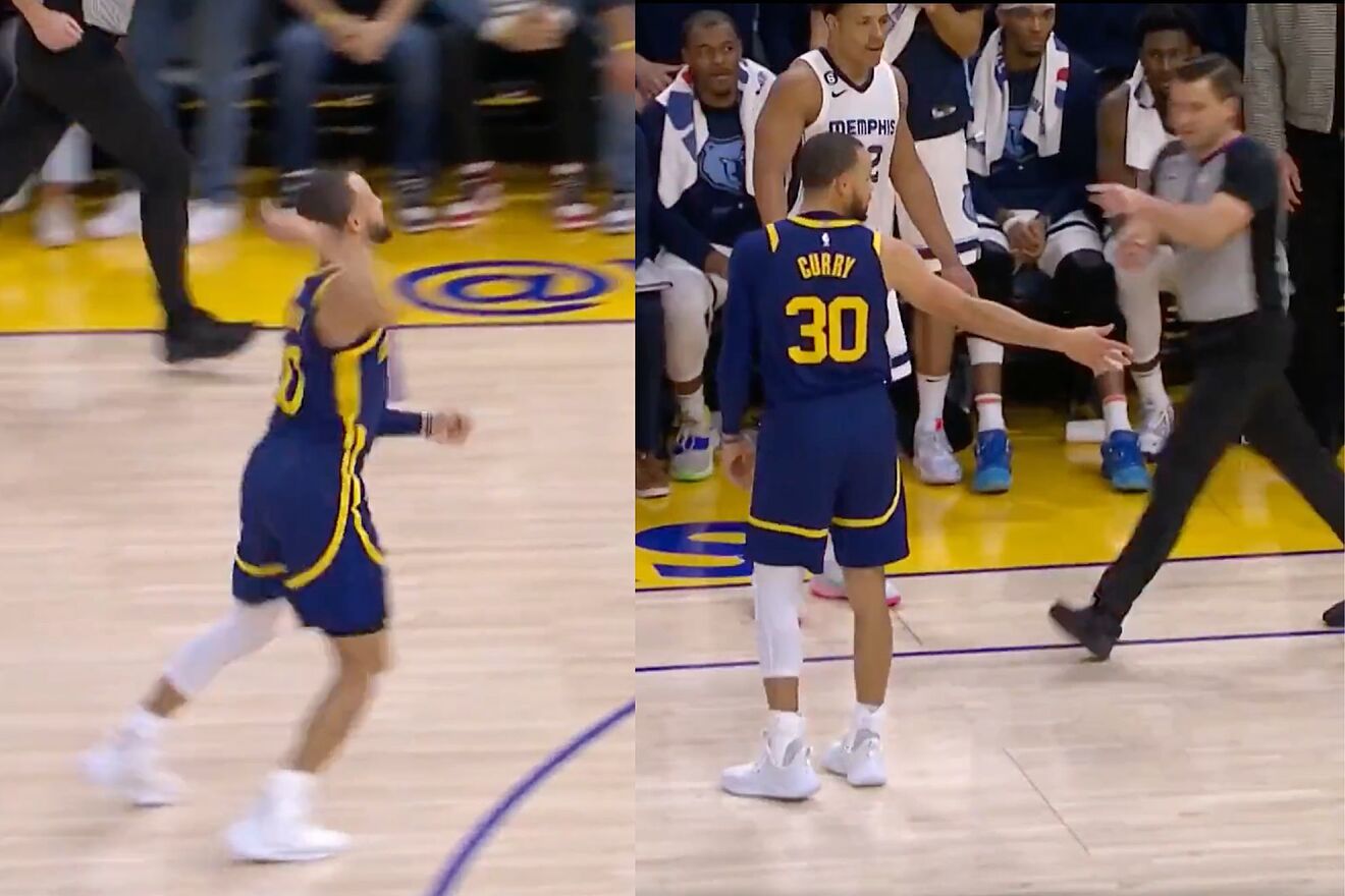 stephen curry ejection