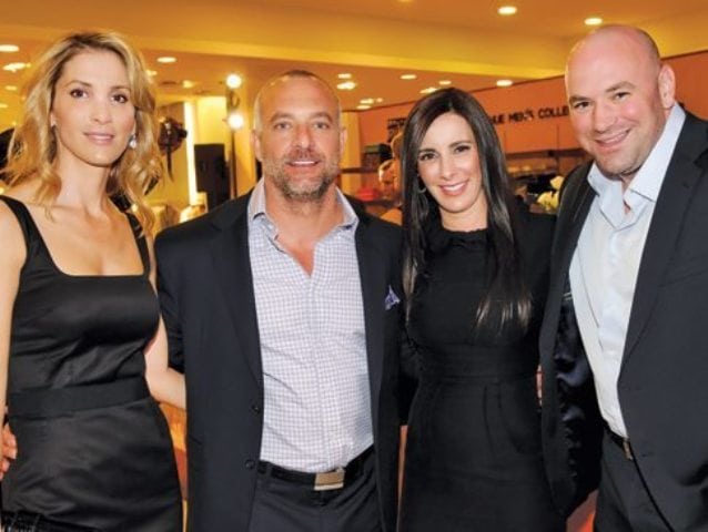 Dana White and his wife Anne White ( from the right)