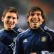 Tevez and Messi together