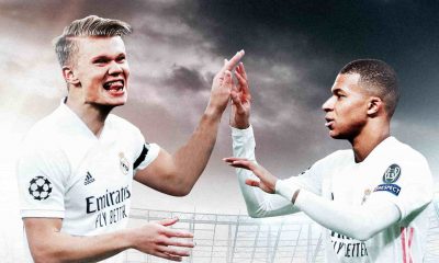 Erling Haaland and Kylian Mbappe