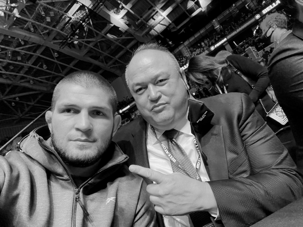 Khabib Nurmagomedov and Scott Coker UFC Bellator