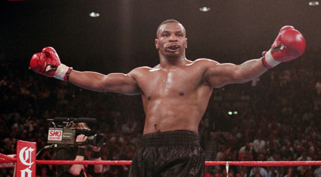 Mike Tyson inside the ring