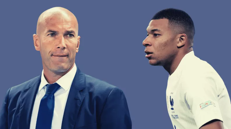 Kylian Mbappé and Zinedine Zidane