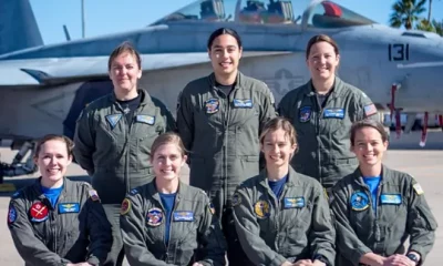 Women pilot team