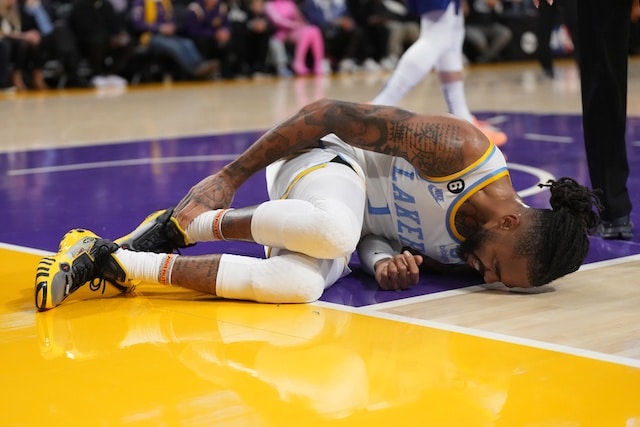 D'Angelo Russell suffered an unusual and unexpected injury