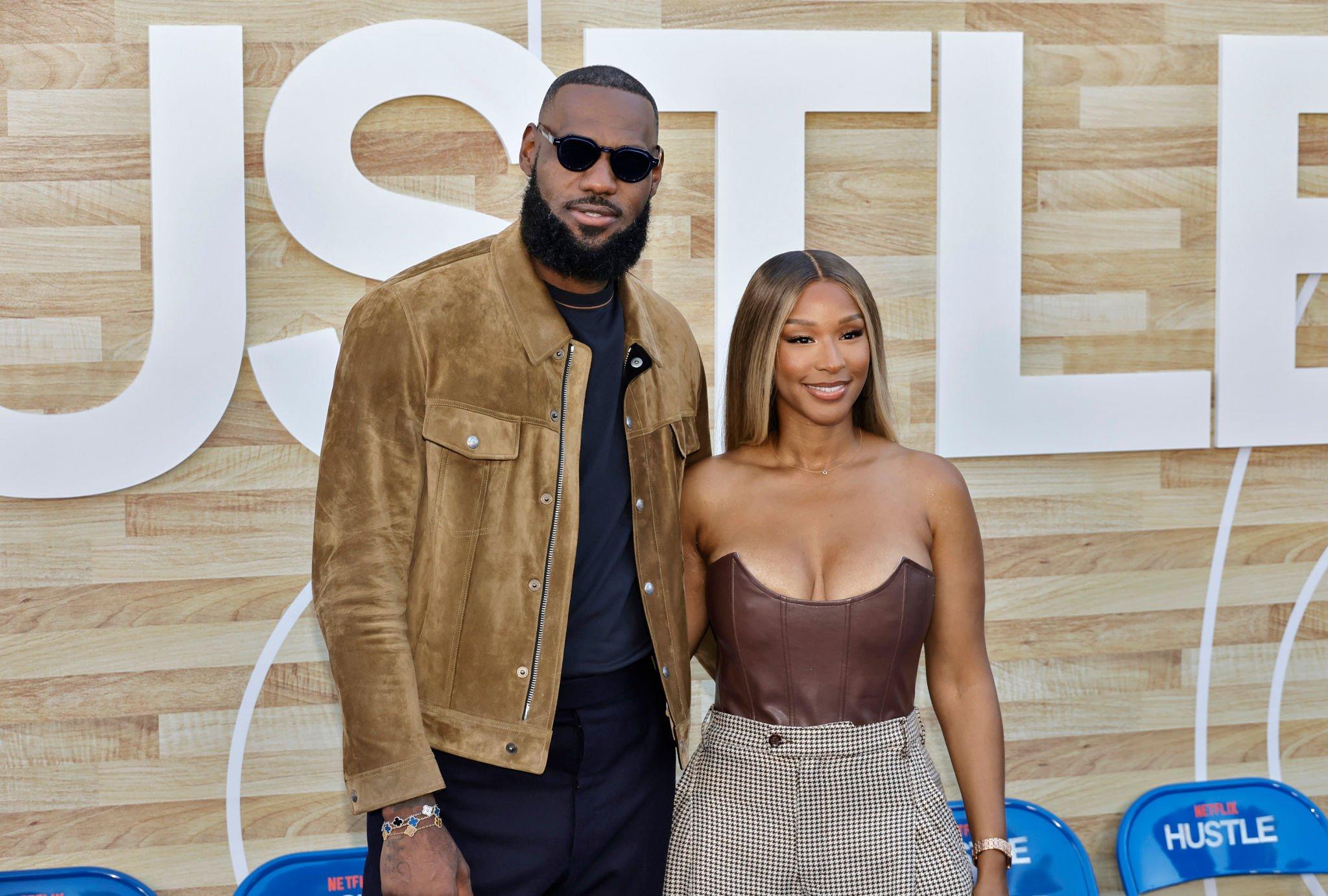 LeBron James and Savannah James