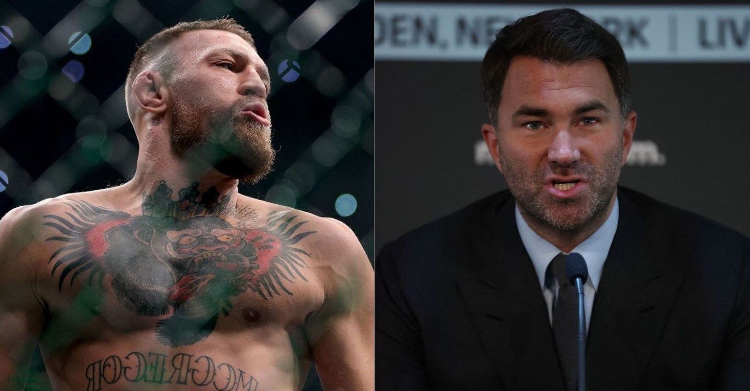 Eddie Hearn and Conor McGregor