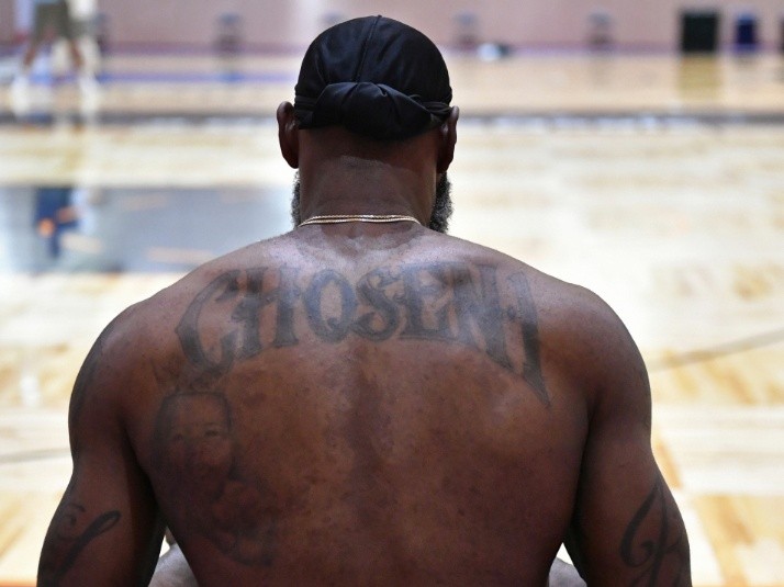 LeBron James Tattoos Chosen One  Body Art Meaning  Heavycom