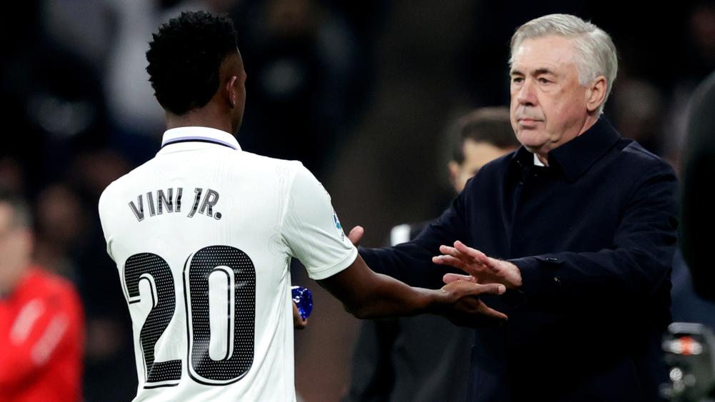 Carlo Ancelotti Vinicius Jr