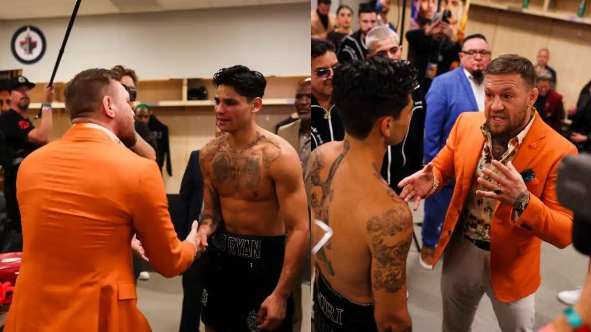 Conor McGregor with Ryan Garcia