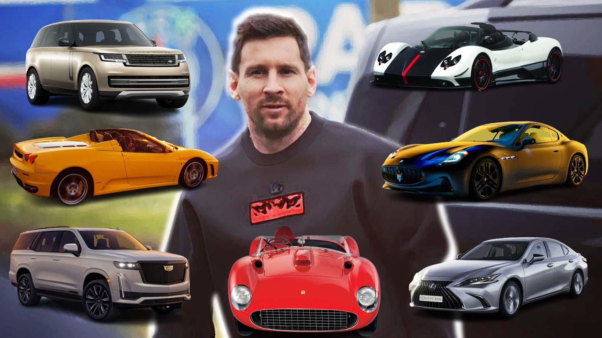 How many cars does Lionel Messi have? Looking at his 60million car
