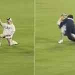 Watch: Dodgers supporter tries to propose to his girlfriend on the field, only to have security speared through him