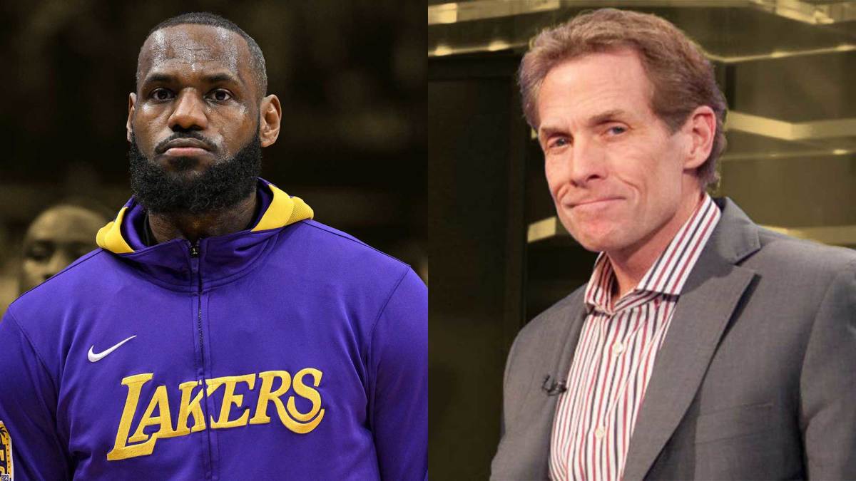 LeBron James and Skip Bayless