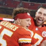 Chiefs QB Patrick Mahomes, NFL fans roasts Travis Kelce over terrible opening day pitch in MLB history before Guardians vs Mariners game