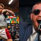Conor McGregor speaking at a press conference