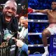 Anthony Joshua getting rocked