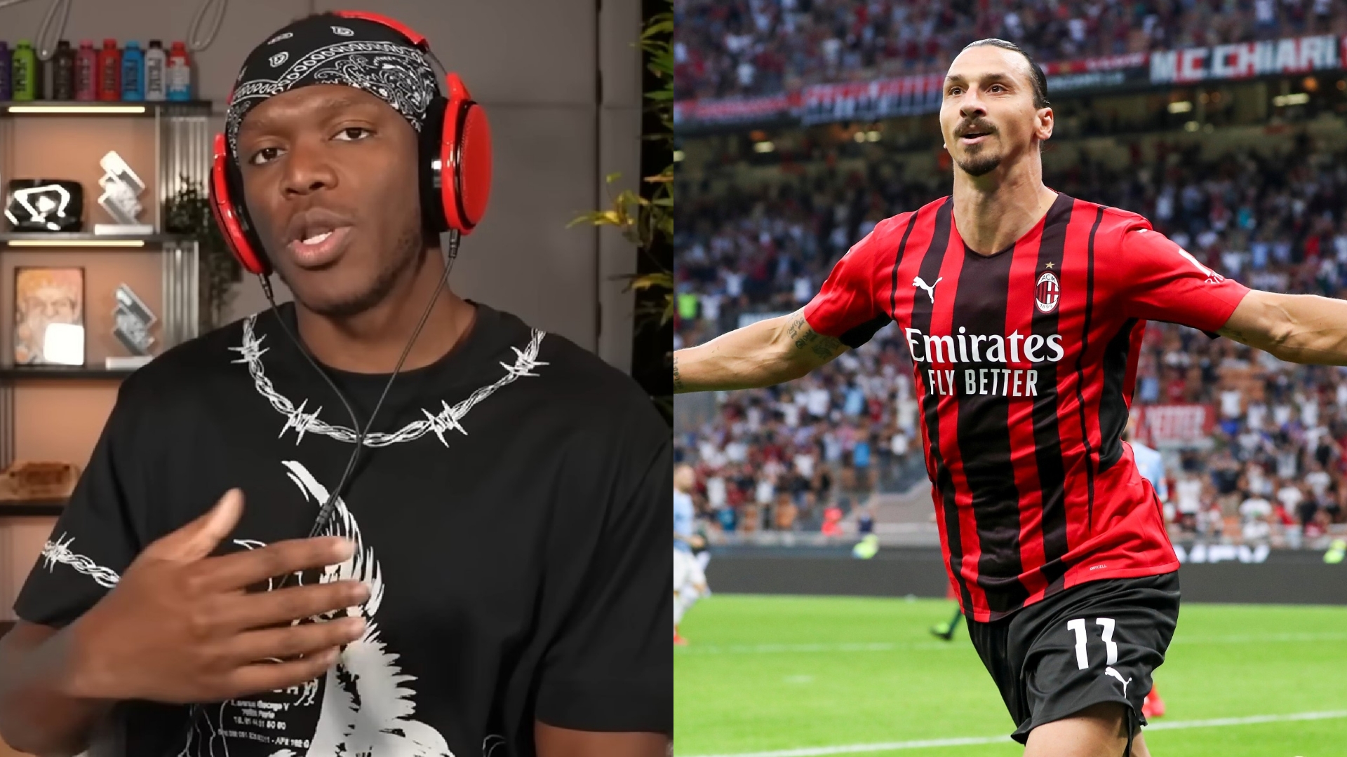 KSI speaking about Zlatan Ibrahimovic