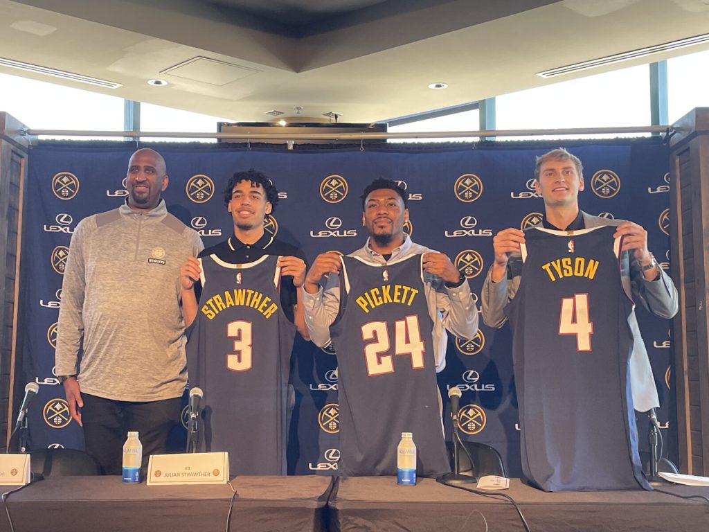 to the family” Nuggets draft picks met with Michael Malone's