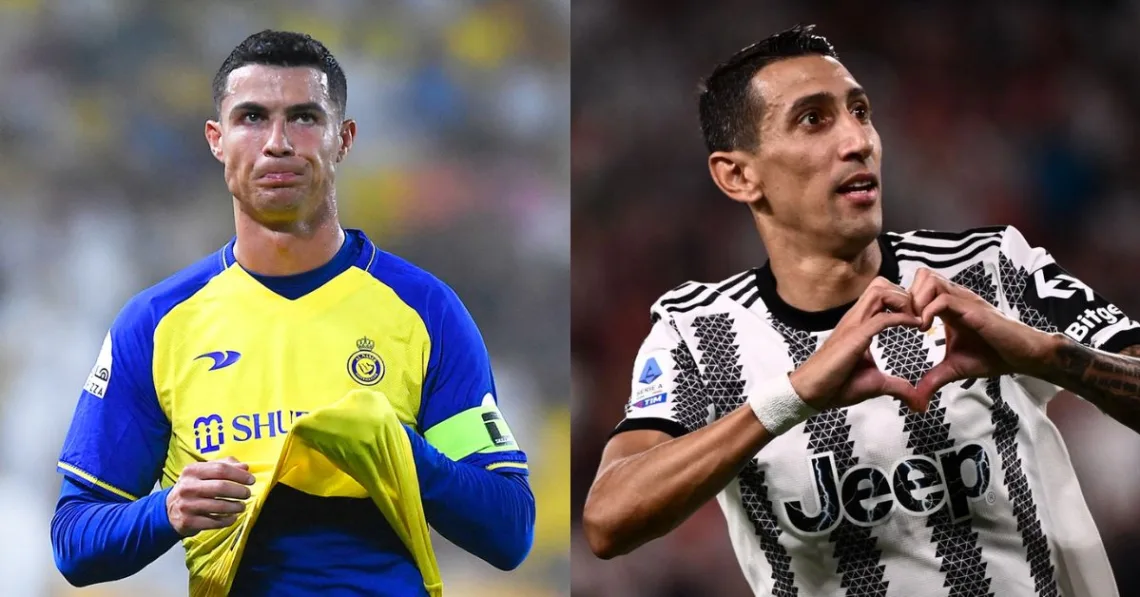 Cristiano Ronaldo and Angel di Maria