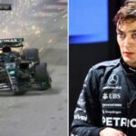 Mercedes star George Russell issues emotional statement following unfortunate crash at Singapore GP