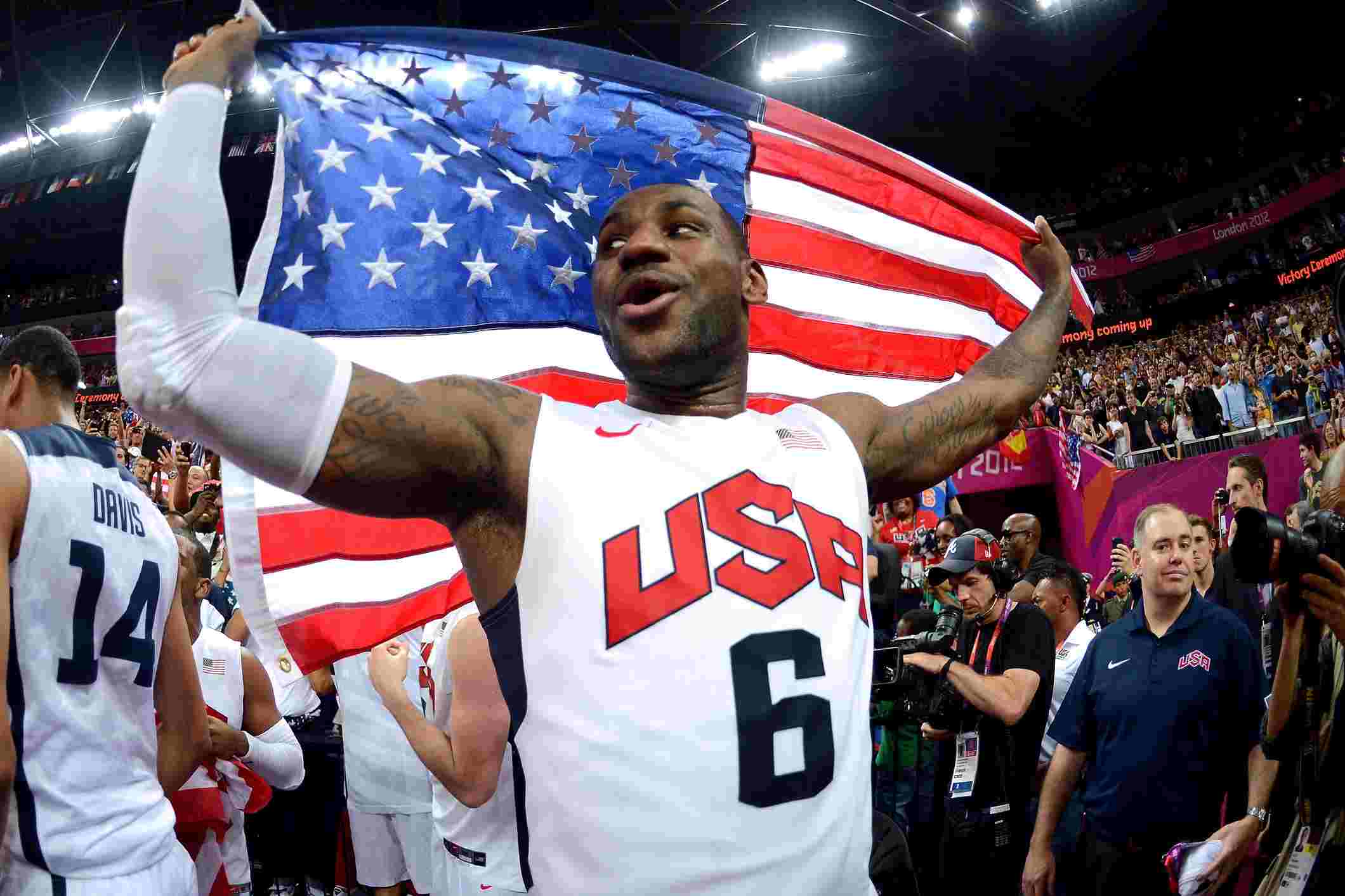 Former gold medalist with Team USA, Lakers ace LeBron James teases fans