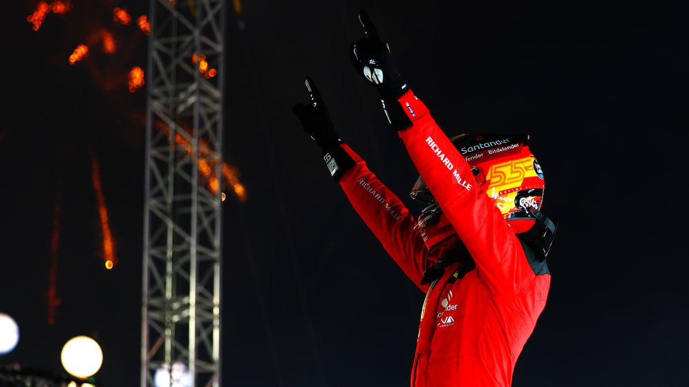 After ending Max Verstappen’s winning streak, Carlos Sainz receives vote of confidence from F1 commentator as Ferrari’s leader