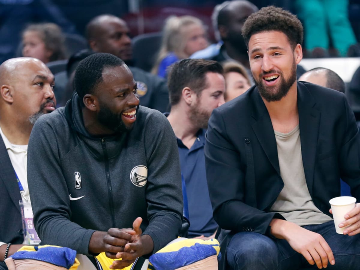 Draymond Green and Klay Thompson