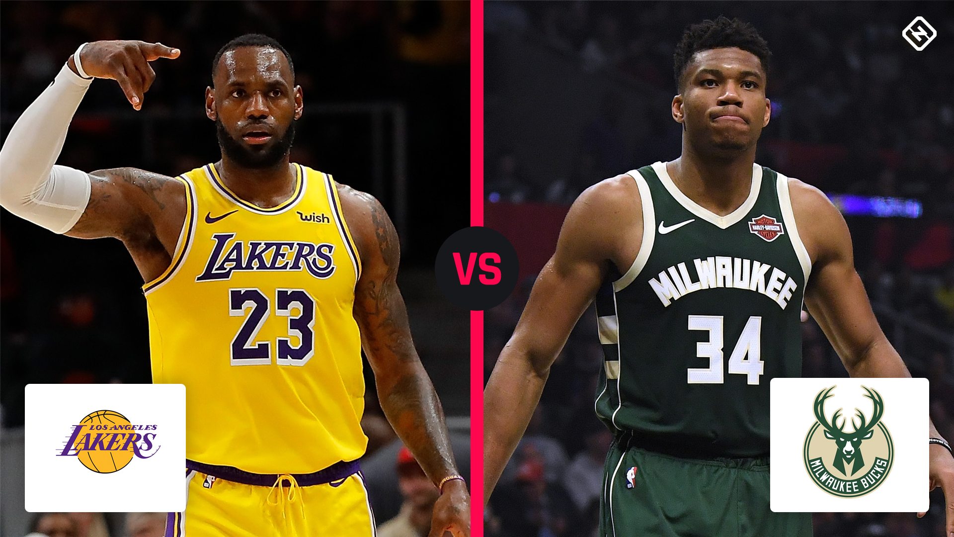 LeBron James and Giannis Antetokounmpo