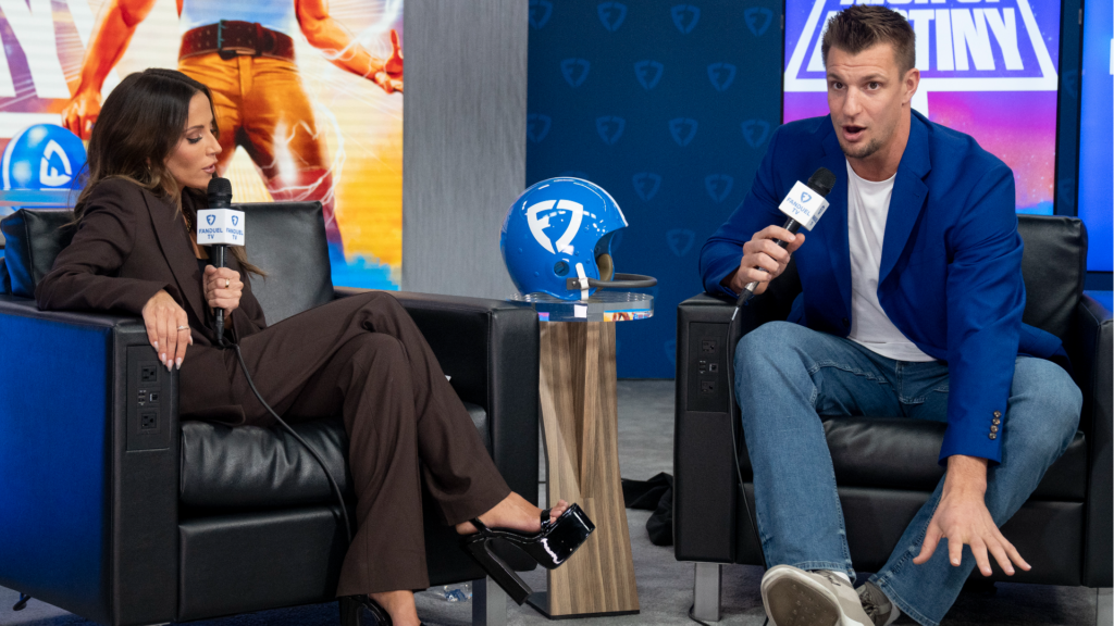 Rob Gronkowski and Kay Adams