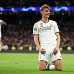 Who is Nico Paz garnering praise from Real Madrid boss Carlo Ancelotti after stellar performance against Napoli in UCL?