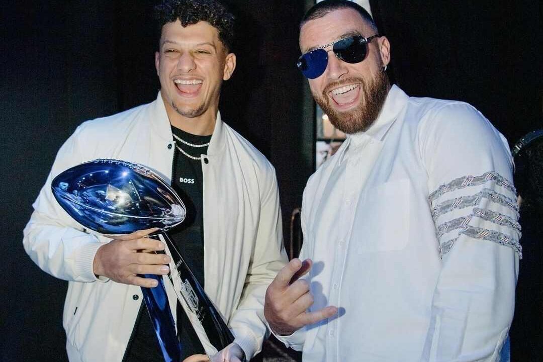 Travis Kelce and Patrick Mahomes