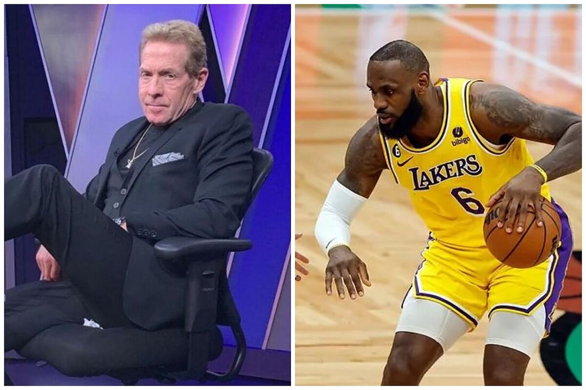 Skip Bayless and LeBron James