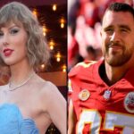 Travis Kelce holds down the fort as Taylor Swift boards plane for London adventure