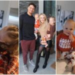 Patrick Mahomes celebrates with wife Brittany as family transforms gym into football field for son Bronze's birthday