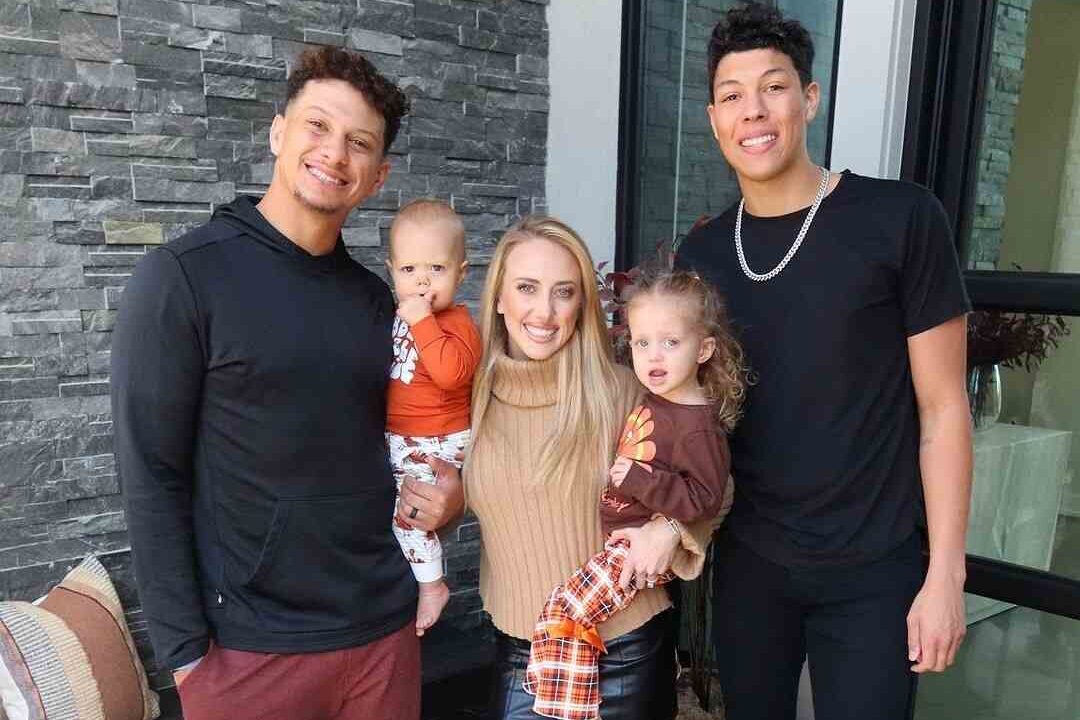 Patrick, Brittany and Jackson Mahomes