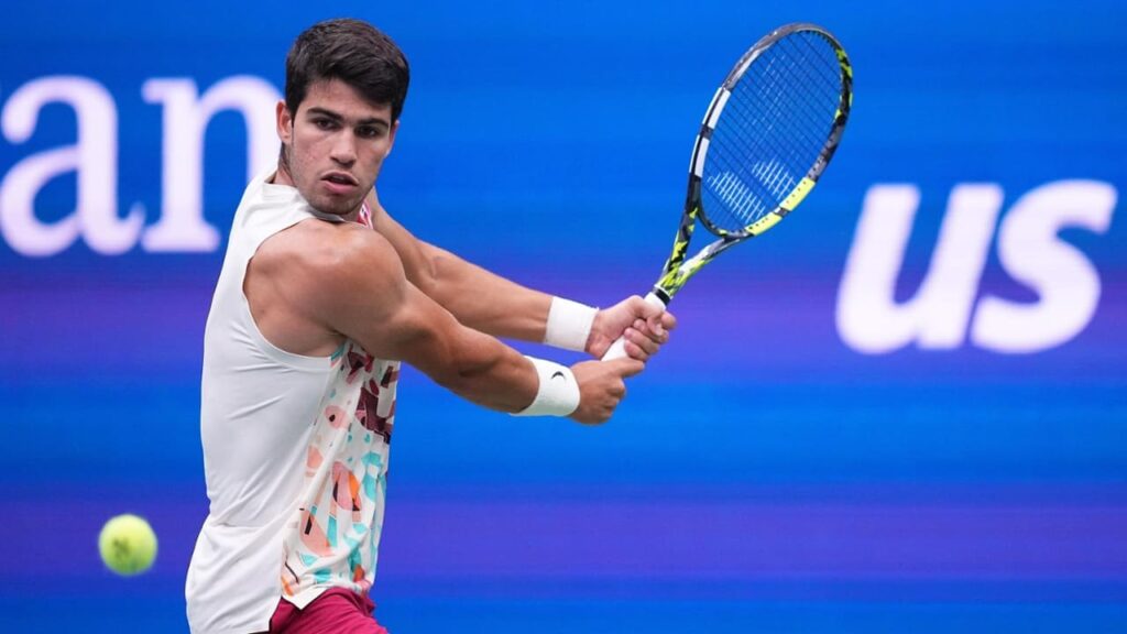 Carlos Alcaraz at the 2023 US Open