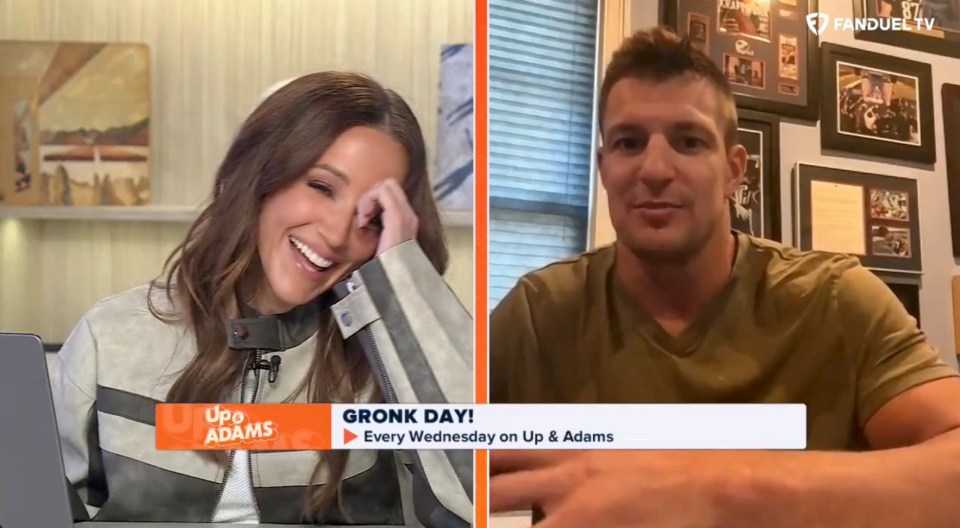 Rob Gronkowski and Kay Adams