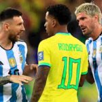 What did Rodrygo say to Lionel Messi sparking angry reaction from the Argentina captain in win over Brazil?