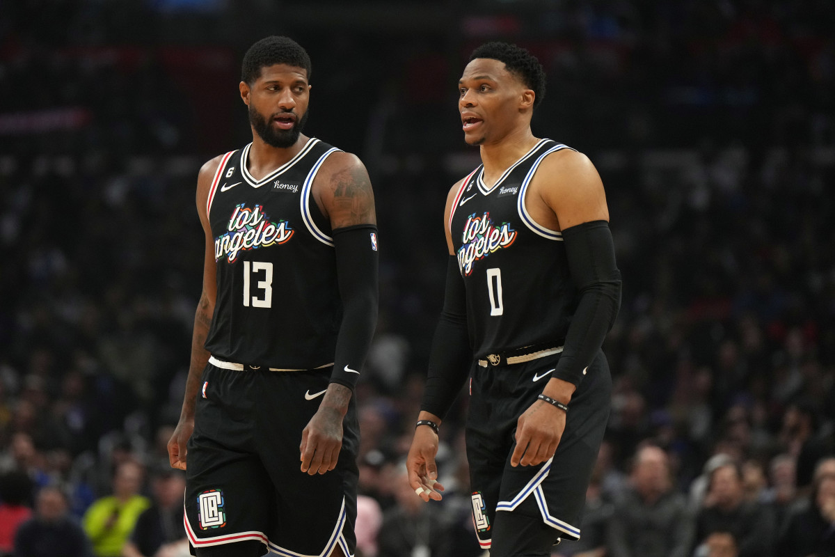 Clippers star Paul George lavishes praise on teammate Russell Westbrook for extending his NBA contract: “Never ceases to amaze me”