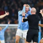 What potential punishment does Erling Haaland face after scenes with the referee during Manchester City vs Spurs?
