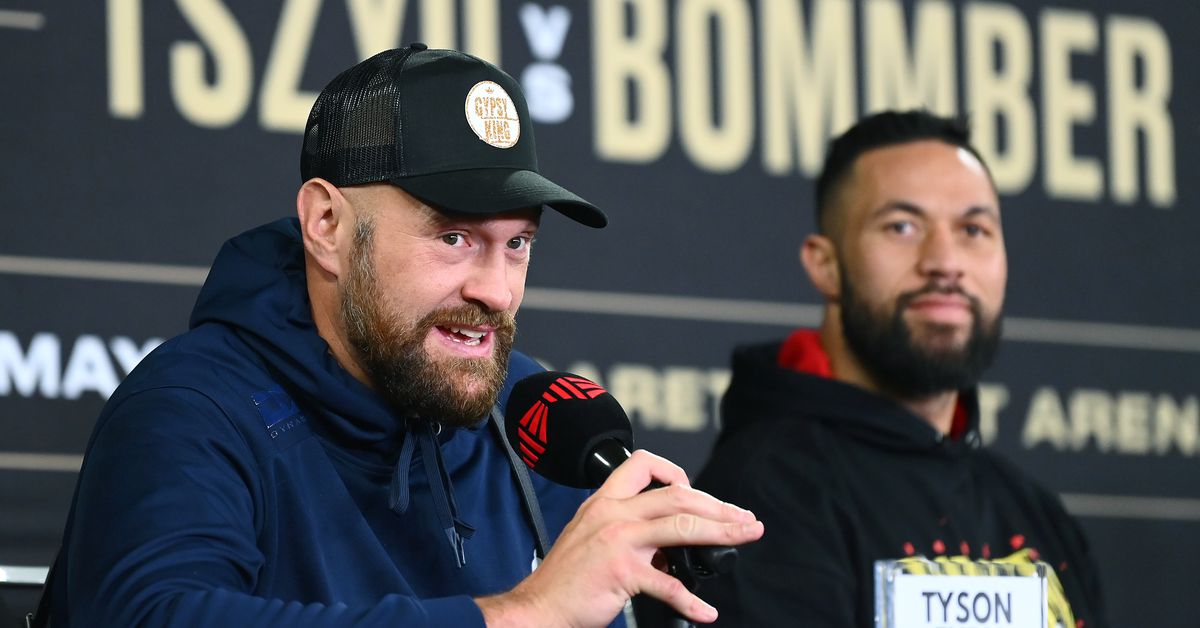 Tyson Fury reacts to Joseph Parker winning against Deontay Wilder via unanimous victory