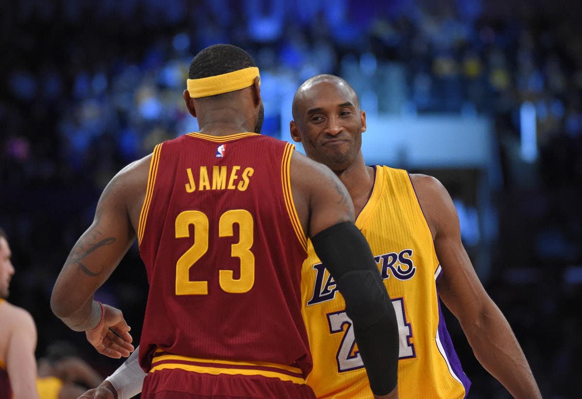 Lebron James' encounter with Kobe Bryant