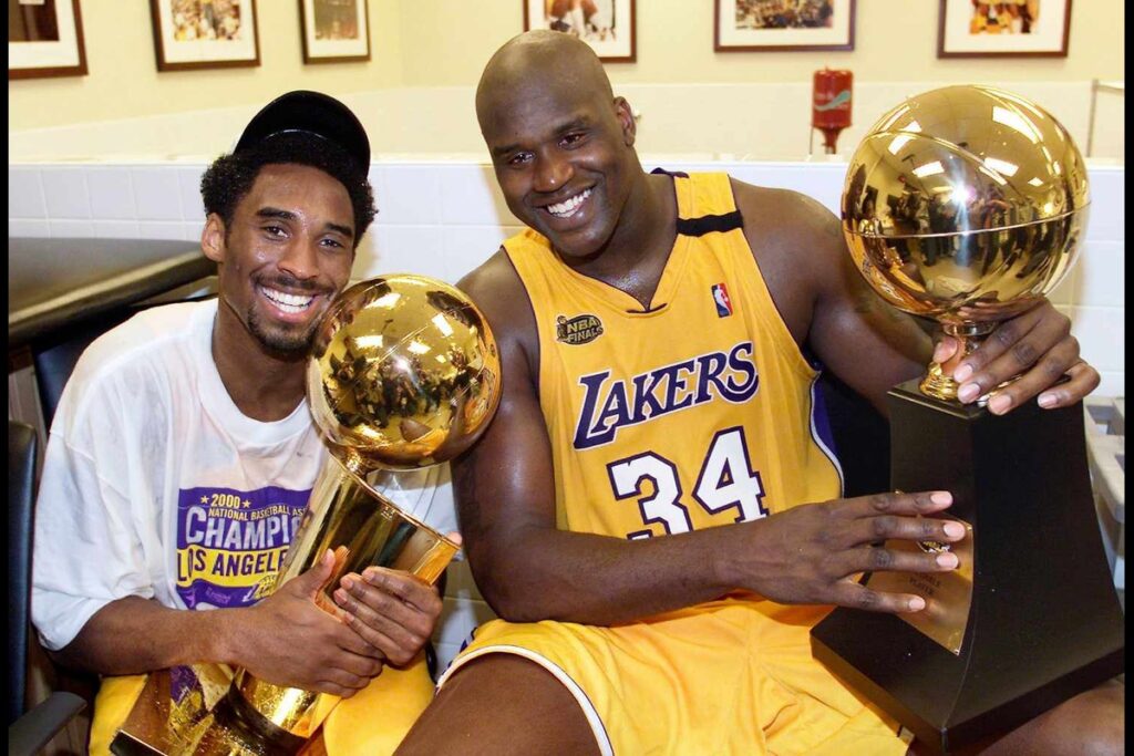 The glorious championship runs of Kobe Bryant and Shaquille O'Neal.
