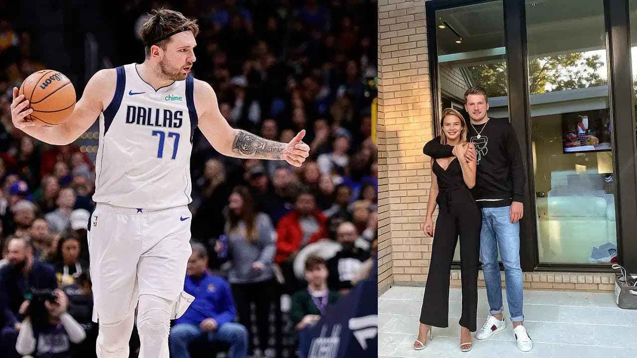 Luka Doncic Home Rules with his Wife Anamaria Goltes.