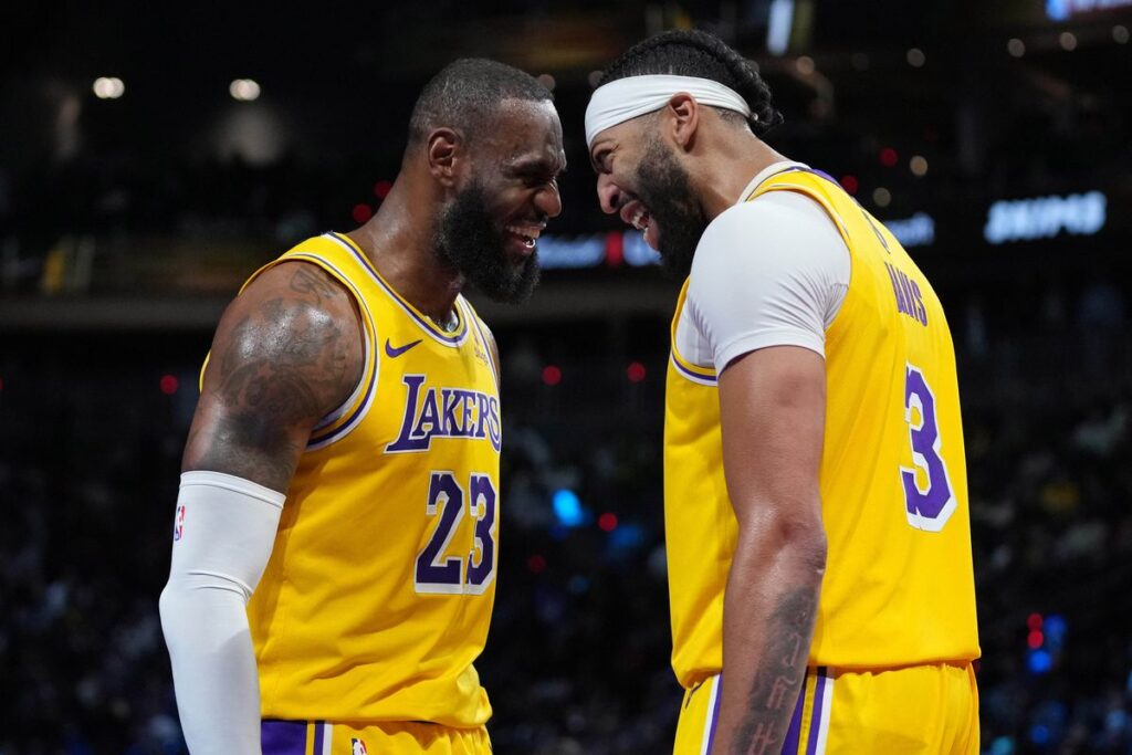 The Lakers duo of Lebron James and Anthony Davis.