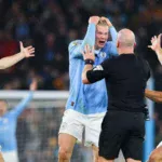 What potential punishment does Erling Haaland face after scenes with the referee during Manchester City vs Spurs?