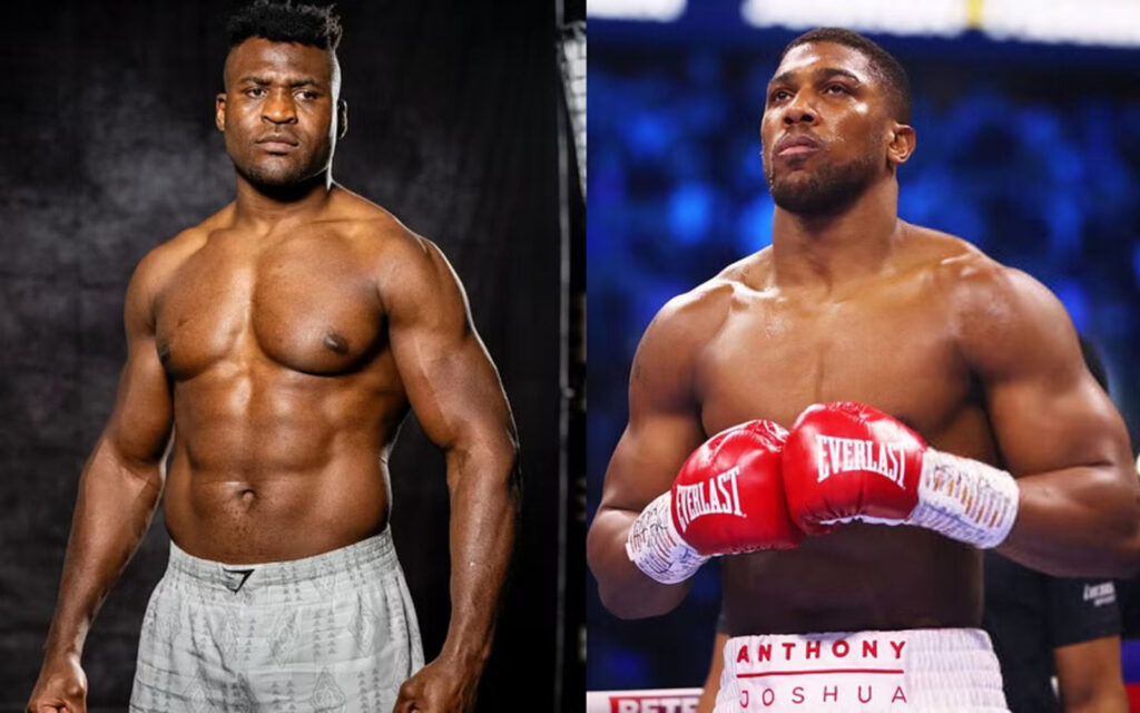 Francis Ngannou and Anthony Joshua