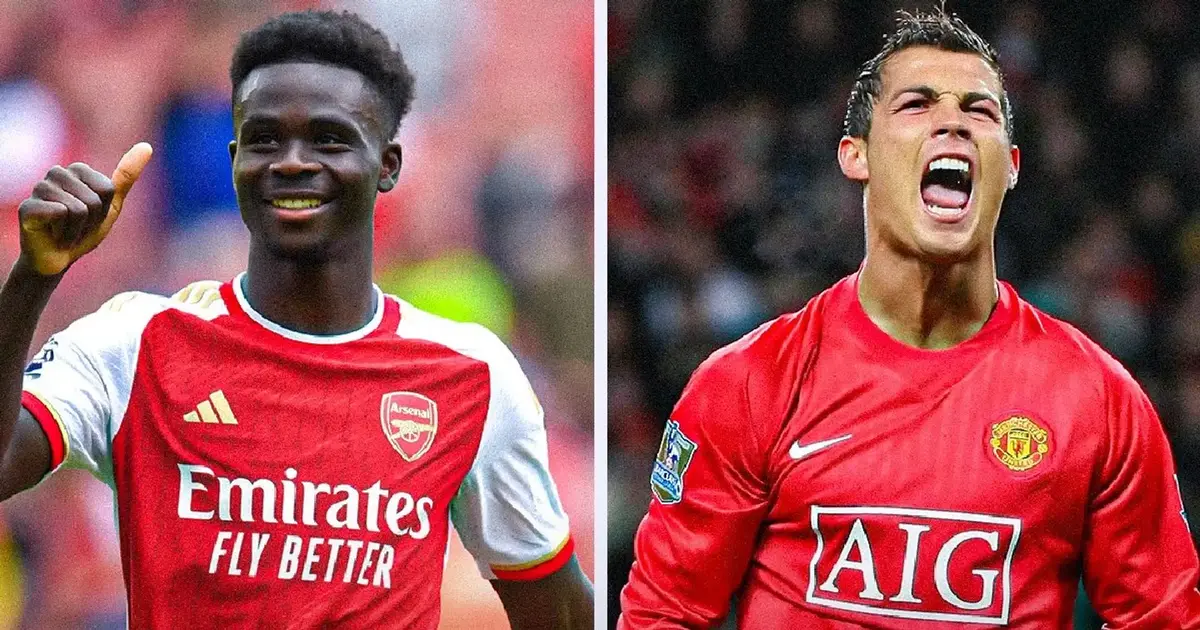 Bukayo Saka surpasses Ronaldo's Premier League record